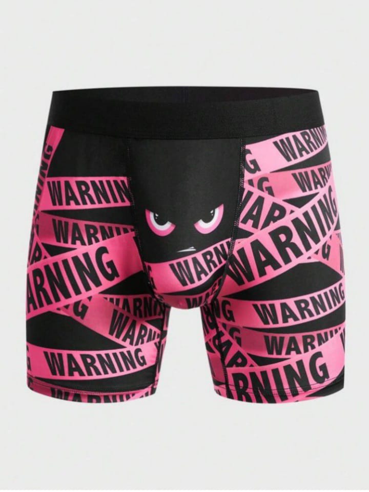 Else Men's Letter Graphic Boxer Briefs Underwear